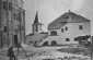 A church with a monastery before the end of restoration,1910© Taken from www.ovruch.info